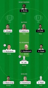 PCC vs VCC Fantasy Suggestion Team 1